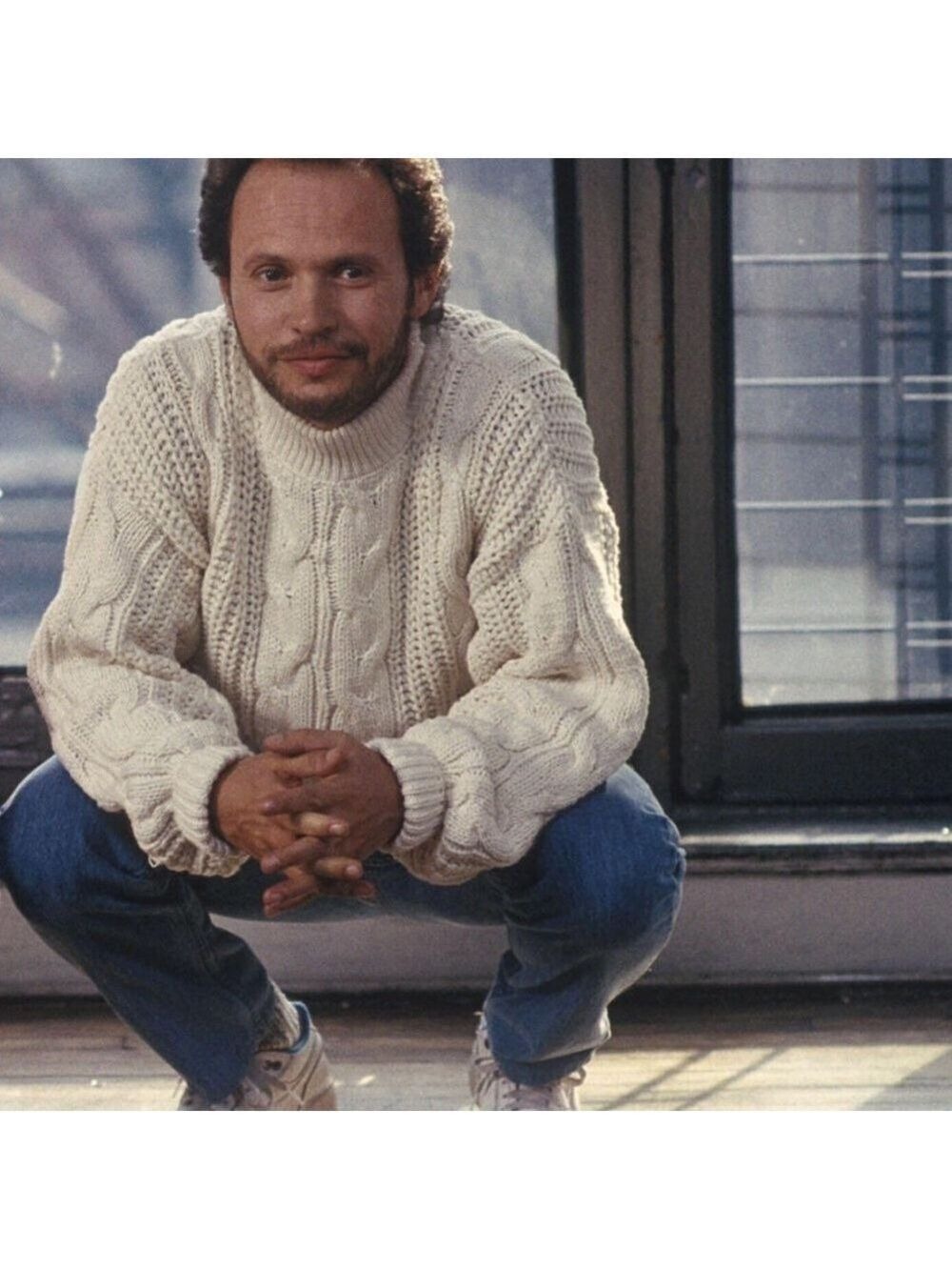 ZARA cable knit sweater When Harry Met Sally style ecru cream medium oversized - Picture 5 of 15